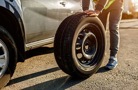 Roadside Assistance Tire Change